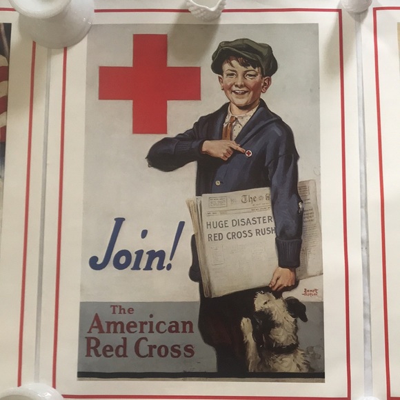 8 Vintage Red Cross Poster - Picture 2 of 8